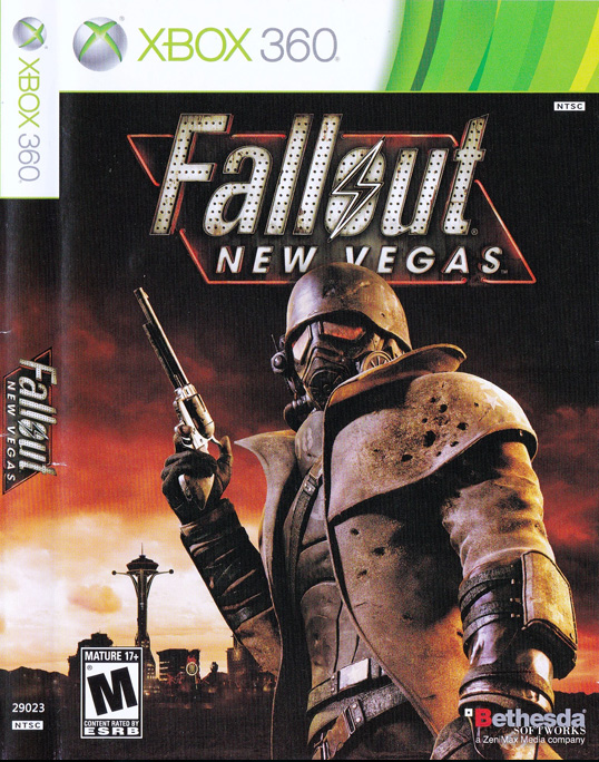 Fallout New Vegas XBox 360 Cover