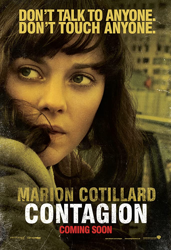 Contagion movie promo pic with Marion Cotillard