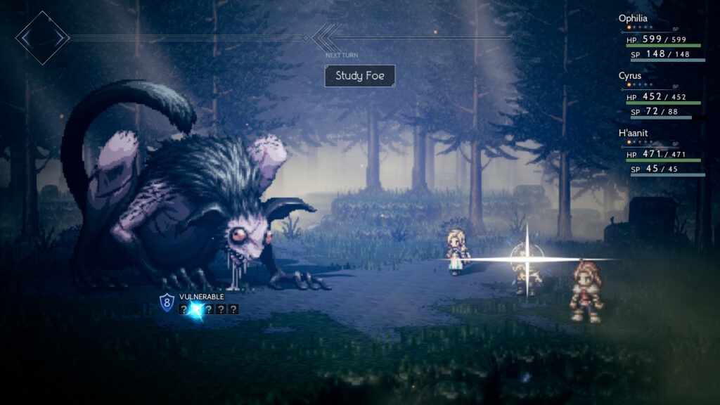Screenshot of Octopath Traveler