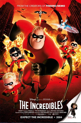 Top 10 Pixar Movies – The Incredibles The Incredibles Movie Poster