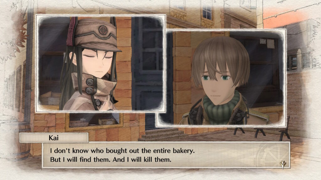 Screenshot of Valkyria Chronicles 4