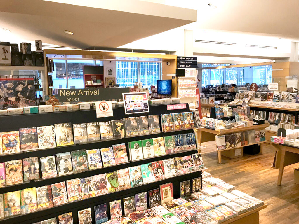 Bookstore that sells anime merchandise in Manhattan, NY