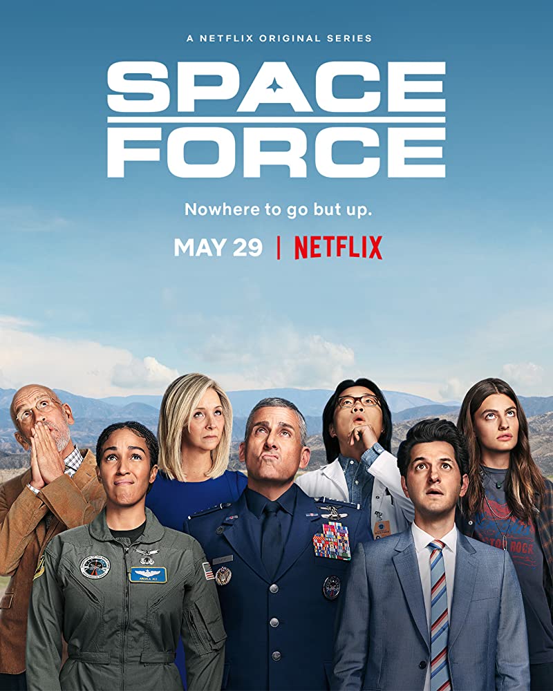 Netflix's Space Force promo banner